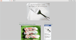 Desktop Screenshot of kitchensaremonkeybusiness.com