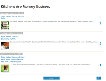 Tablet Screenshot of kitchensaremonkeybusiness.com